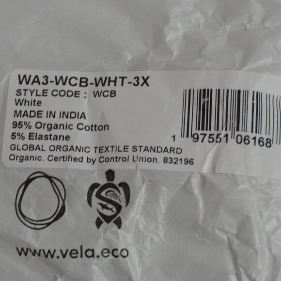 Pact Cotton Everyday Shelf Bra Camisole 3-Pack White Organic Size 3X NEW - Picture 4 of 13